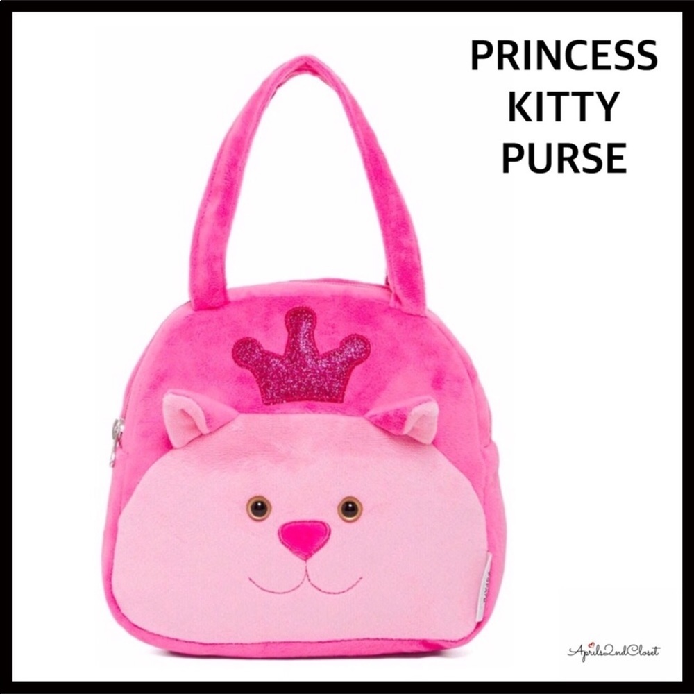 KITTY PLUSH NOVELTY CAT GIRL’S MINI PURSE BAG